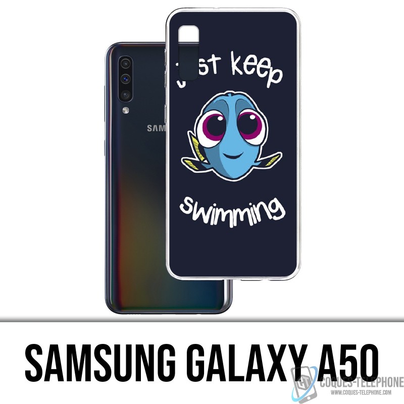Samsung Galaxy A50 Case - Just Keep Swimming