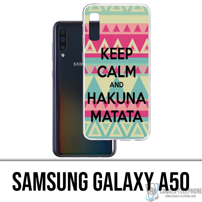 Samsung Galaxy A50 Custodia - Mantenere la calma Hakuna Mattata