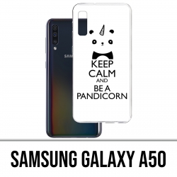 Coque Samsung Galaxy A50 - Keep Calm Pandicorn Panda Licorne