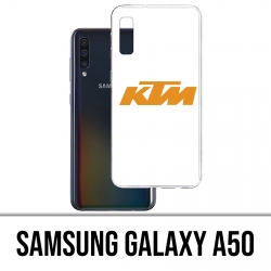 Funda Samsung Galaxy A50 - Logotipo de Ktm Fondo blanco