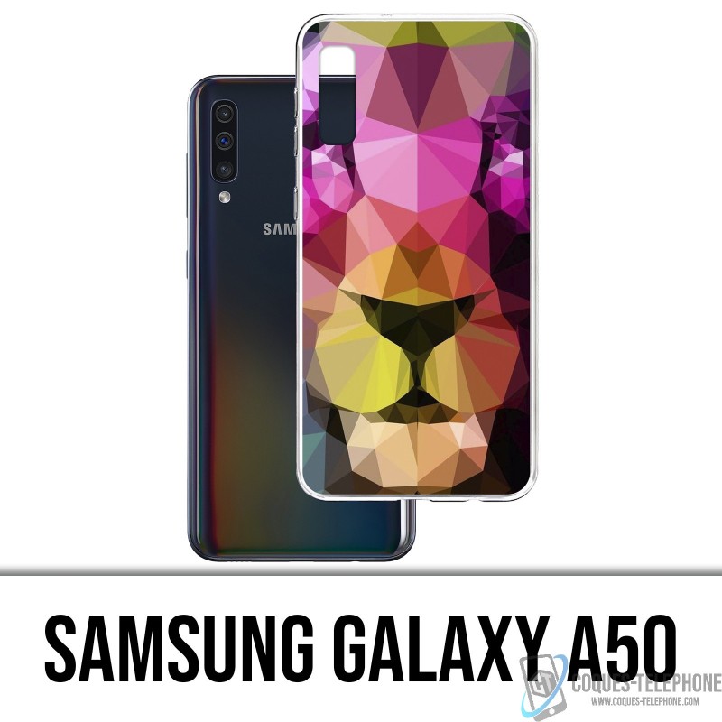 Coque Samsung Galaxy A50 - Lion Geometrique