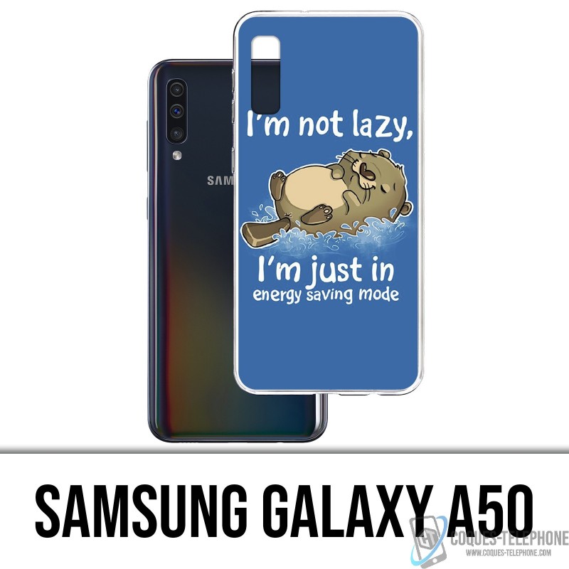 Coque Samsung Galaxy A50 - Loutre Not Lazy