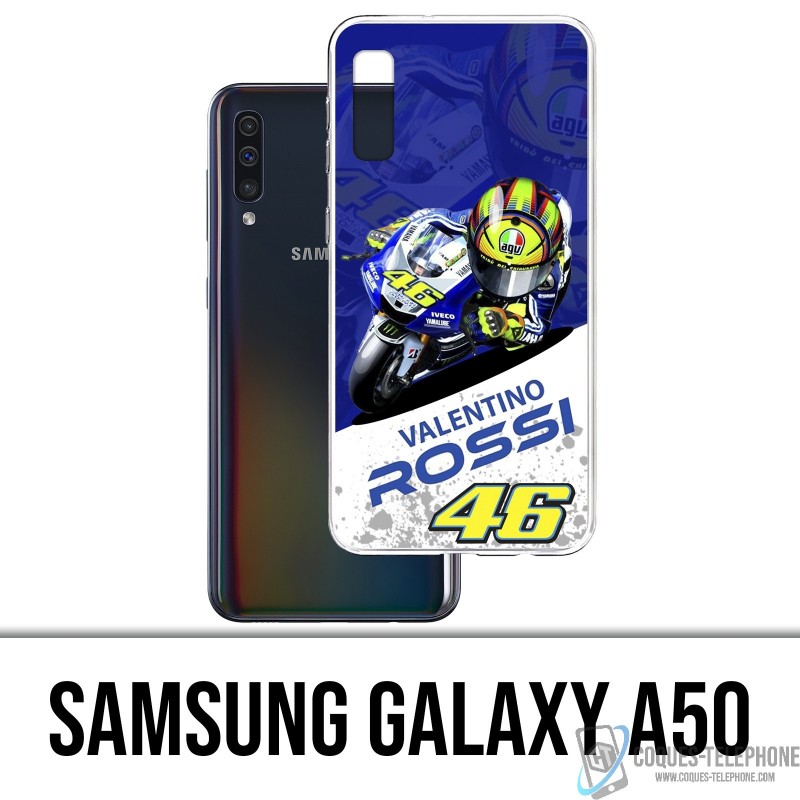 Coque Samsung Galaxy A50 - Motogp Rossi Cartoon Galaxy