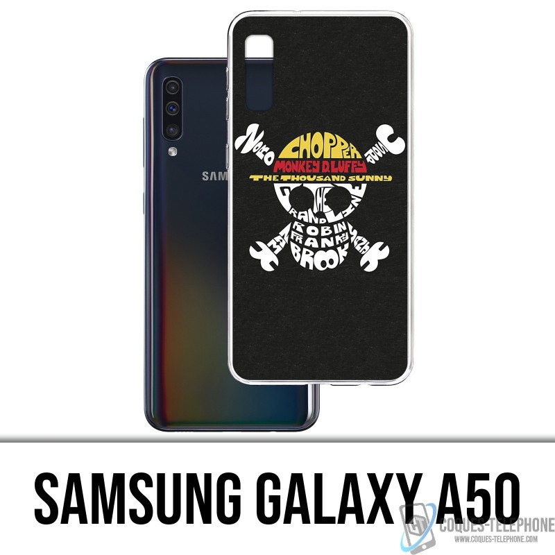 Samsung Galaxy A50 Custodia - Nome del logo in un pezzo unico