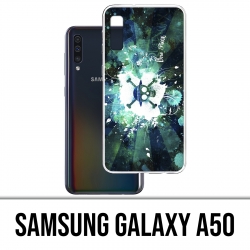 Coque Samsung Galaxy A50 - One Piece Neon Vert