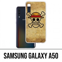 Samsung Galaxy A50 Case - Einteiliges Vintage-Logo
