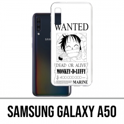 Coque Samsung Galaxy A50 - One Piece Wanted Luffy