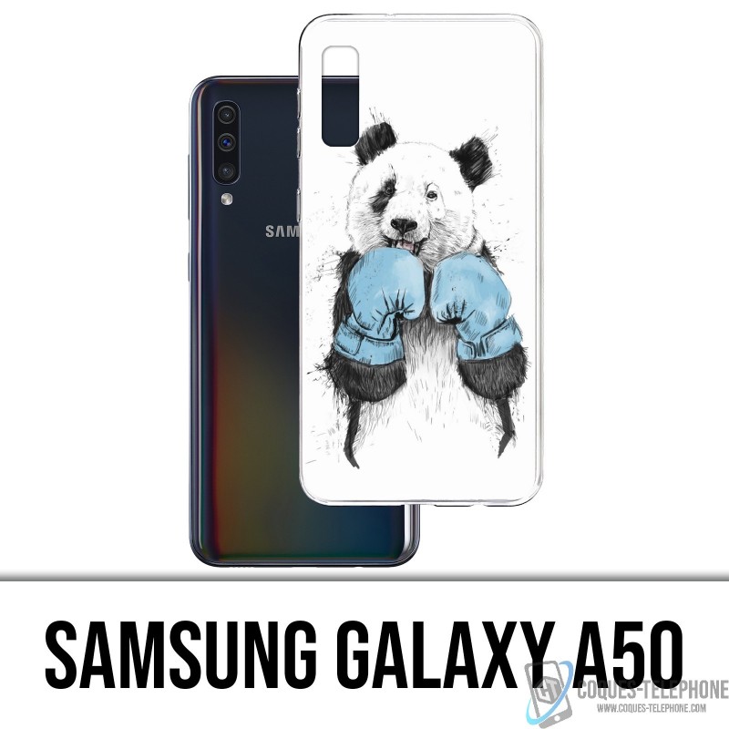 Coque Samsung Galaxy A50 - Panda Boxe