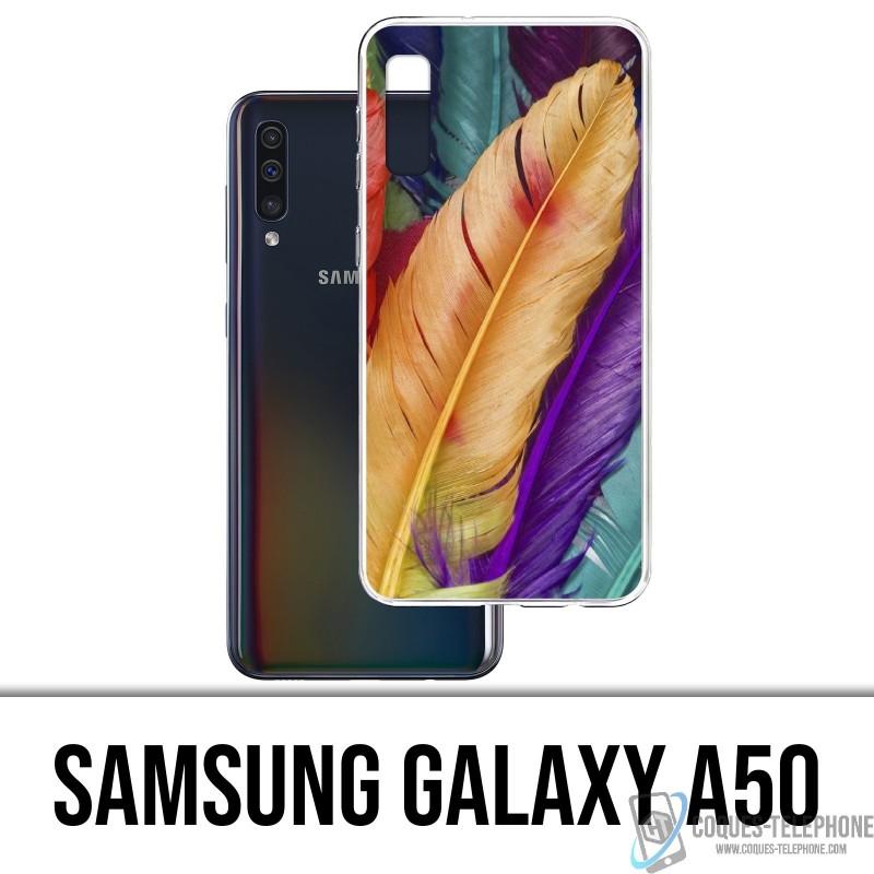 Coque Samsung Galaxy A50 - Plumes