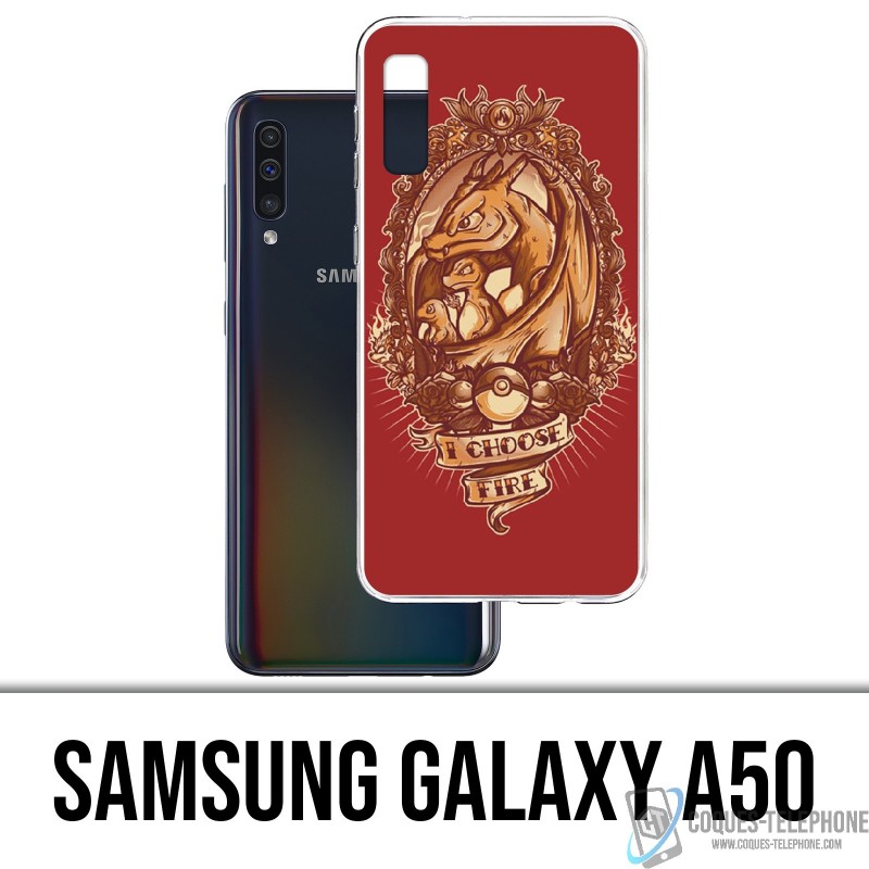 Coque Samsung Galaxy A50 - Pokémon Fire