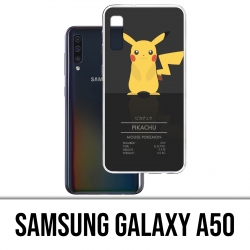 Case Samsung Galaxy A50 - Pokémon Pikachu Id-Karte