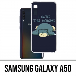 Samsung Galaxy A50 Custodia - Pokémon Ronflex Hate Morning