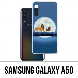 Coque Samsung Galaxy A50 - Roi Lion Lune