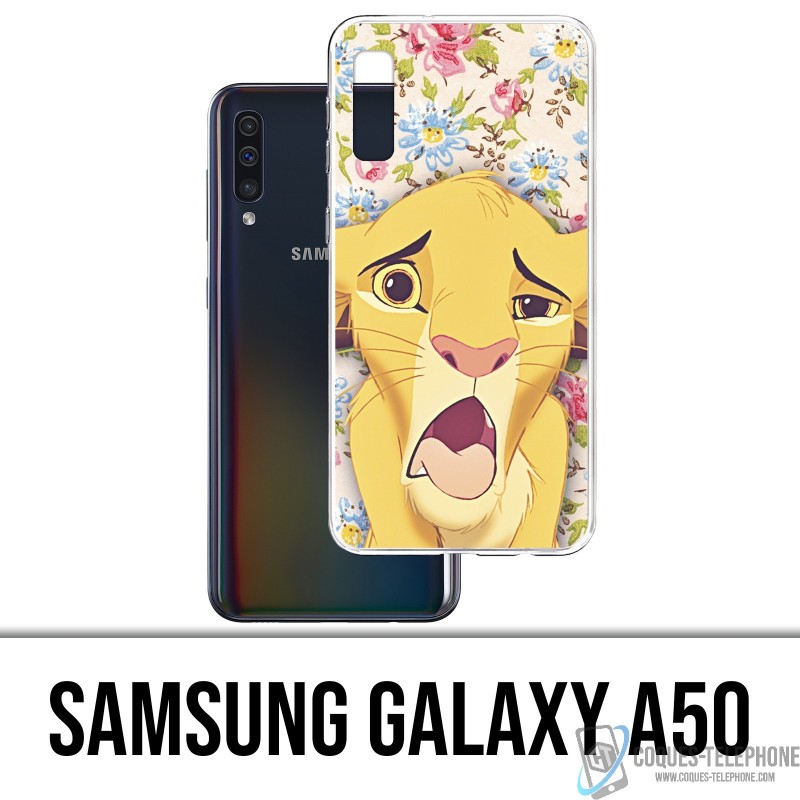 Coque Samsung Galaxy A50 - Roi Lion Simba Grimace