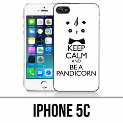 Coque iPhone 5C - Keep Calm Pandicorn Panda Licorne