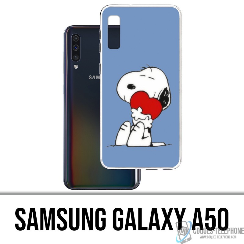 Samsung Galaxy A50 Funda - Snoopy Heart