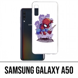 Funda Samsung Galaxy A50 - Caricatura del Hombre Araña