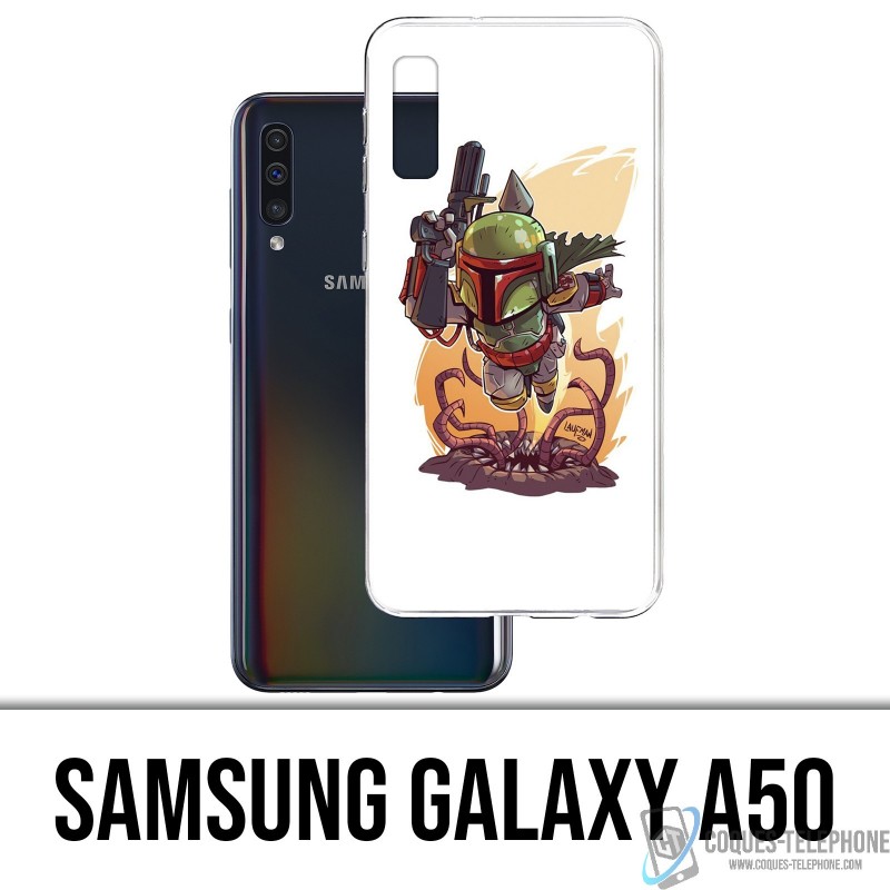 Custodia Samsung Galaxy A50 - Star Wars Boba Fett Cartoon