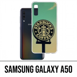Samsung Galaxy A50 Custodia - Starbucks Vintage