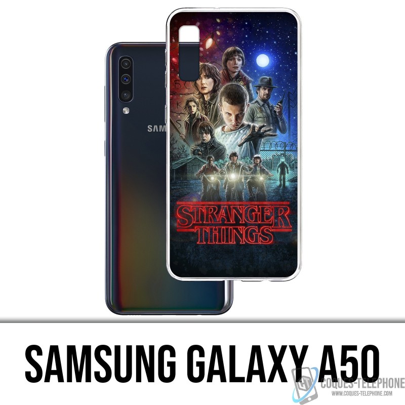 Case Samsung Galaxy A50 - Poster "Seltsame Dinge" - Poster: Case Samsung Galaxy A50