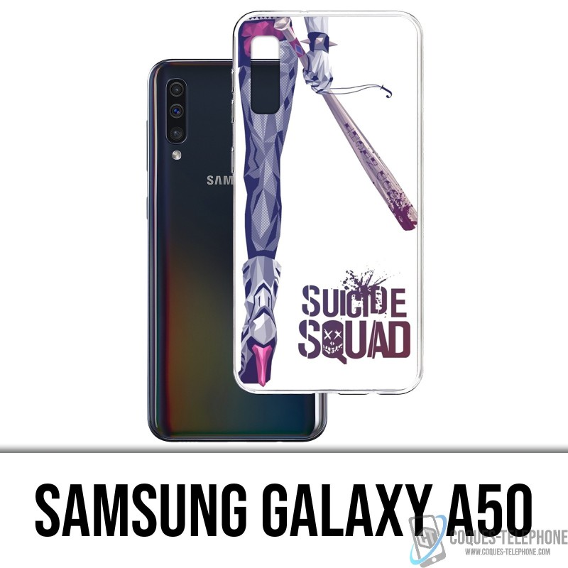 Samsung Galaxy A50 Case - Suicide Squad Leg Harley Quinn