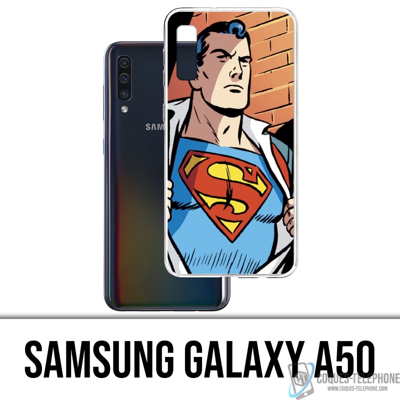 Coque Samsung Galaxy A50 - Superman Comics