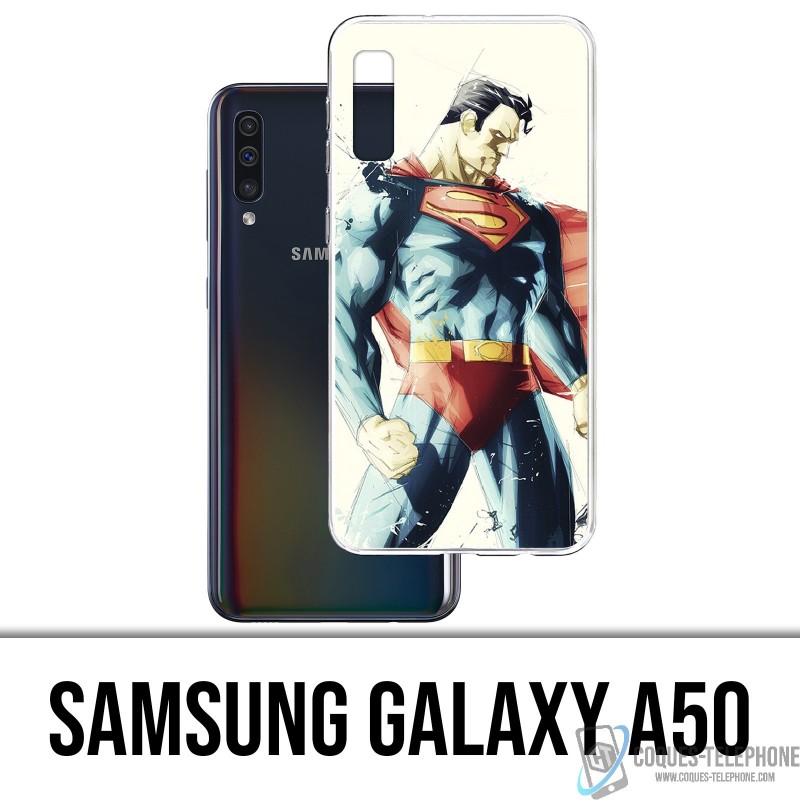 Funda Samsung Galaxy A50 - Superman Paintart