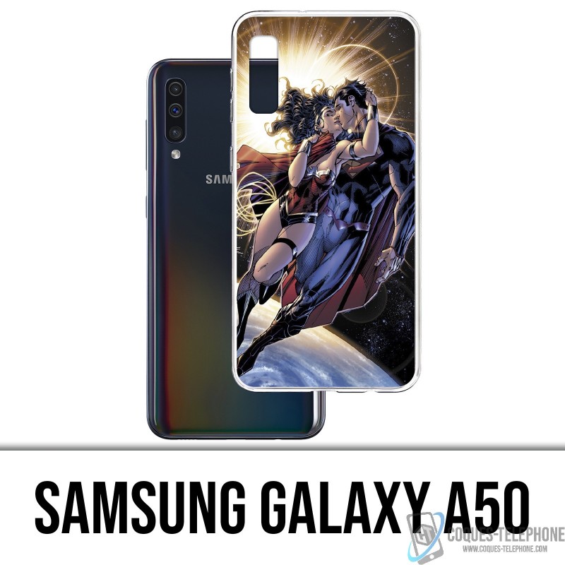 Case Samsung Galaxy A50 - Superman Wonderwoman