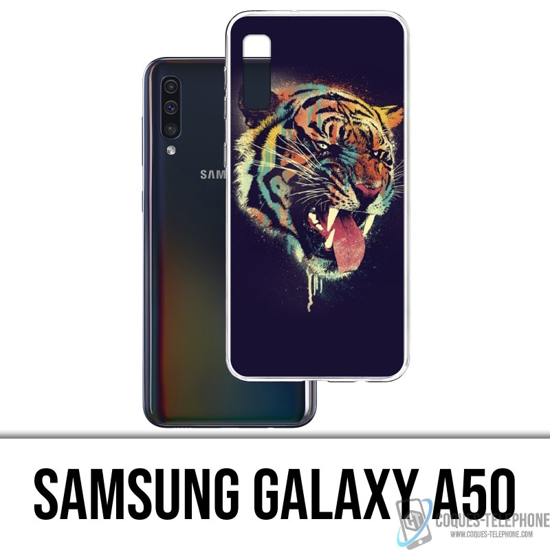 Samsung Galaxy A50 Case - Tigerfarben