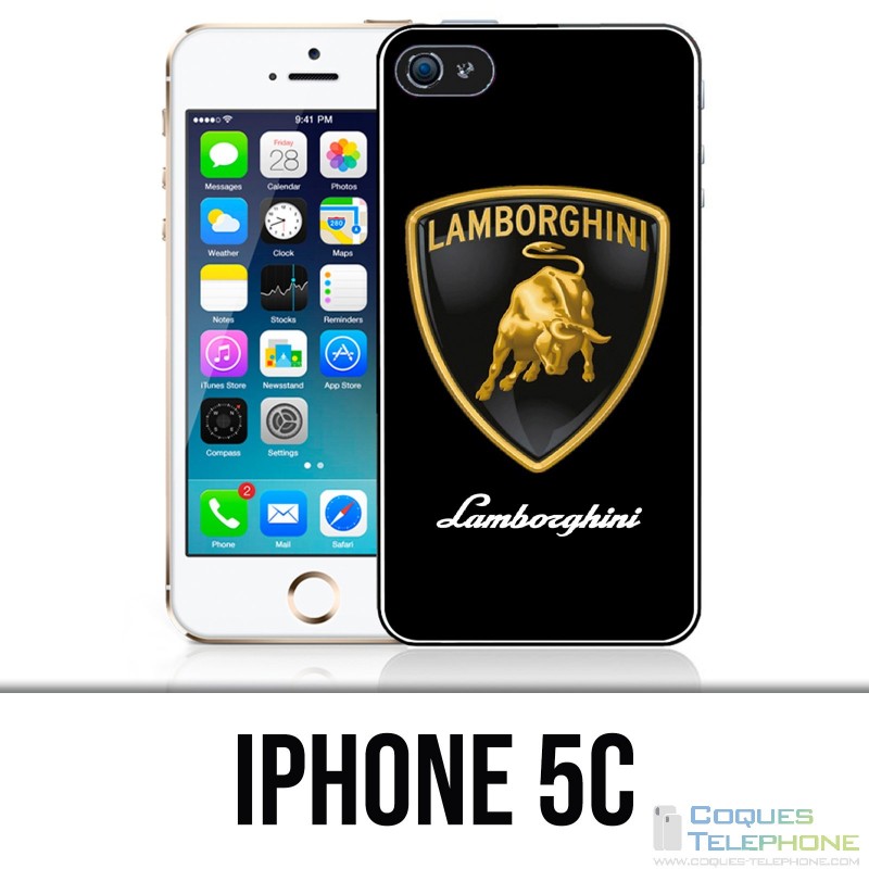 Custodia per iPhone 5C - Logo Lamborghini