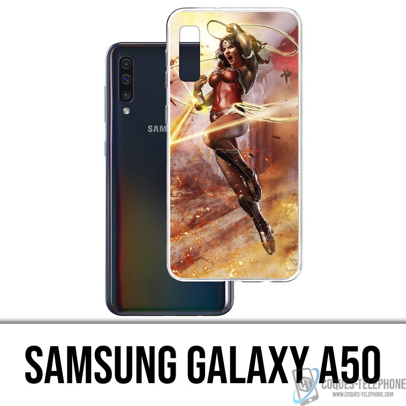 Coque Samsung Galaxy A50 - Wonder Woman Comics