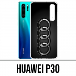 Coque Huawei P30 - Audi Logo Métal