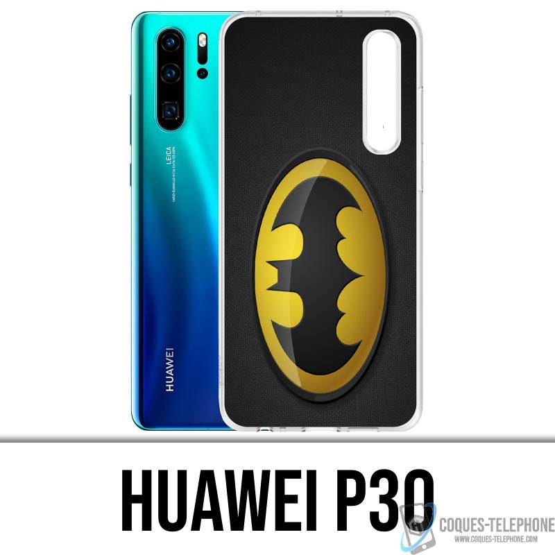 Funda Huawei P30 - Logotipo clásico de Batman