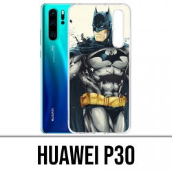 Huawei P30 Custodia - Batman Paint Art