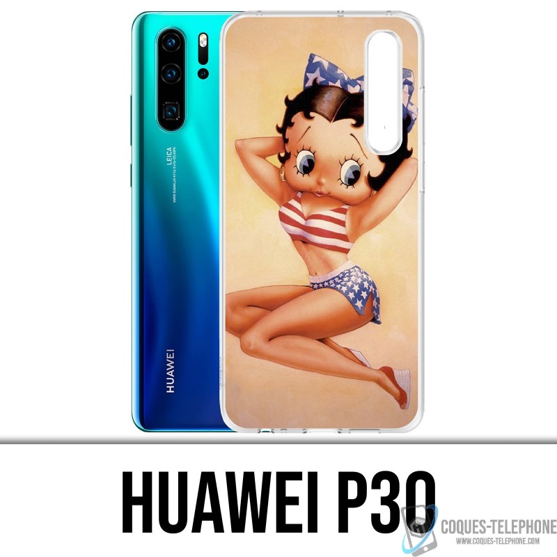 Coque Huawei P30 - Betty Boop Vintage