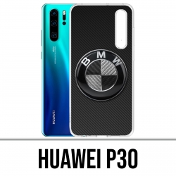 Huawei P30 Custodia - Logo Bmw Carbon Logo