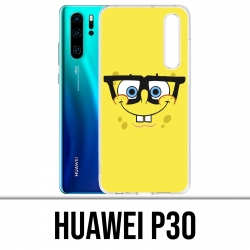 Coque Huawei P30 - Bob Éponge Lunettes