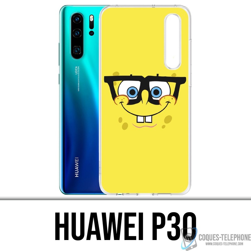 Huawei P30 Case - Schwamm-Bob-Brille