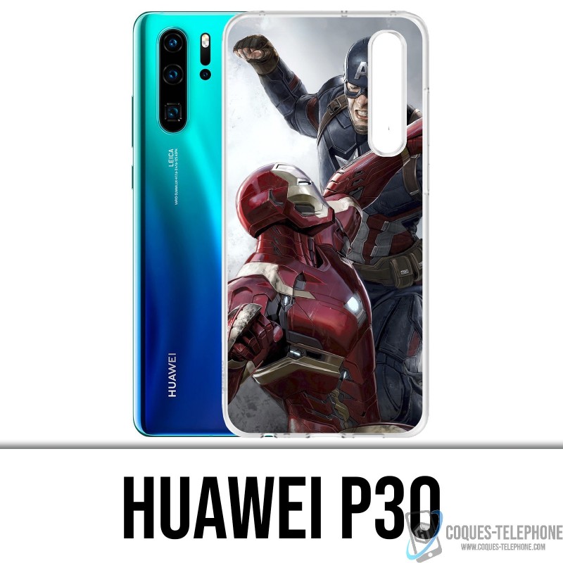 Case Huawei P30 - Kapitän Amerika Oppo Eisenmann-Rächer