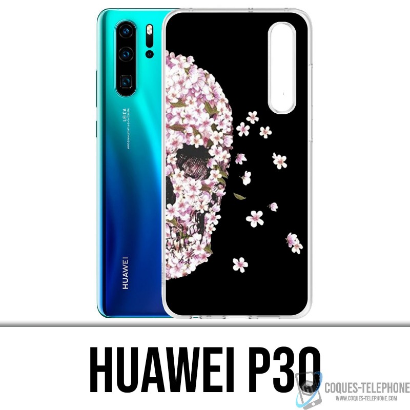 Case Huawei P30 - Crane Flowers