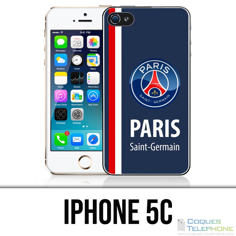 Coque iPhone 5C - Logo Psg Classic