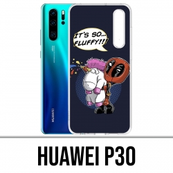 Funda Huawei P30 - Deadpool Fluffy Unicorn