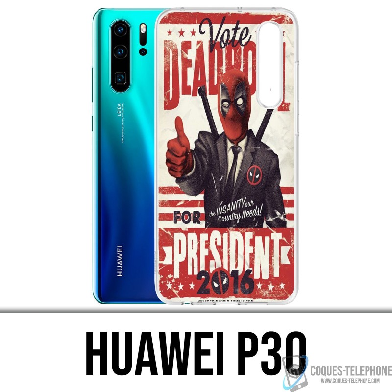Case Huawei P30 - Deadpool President