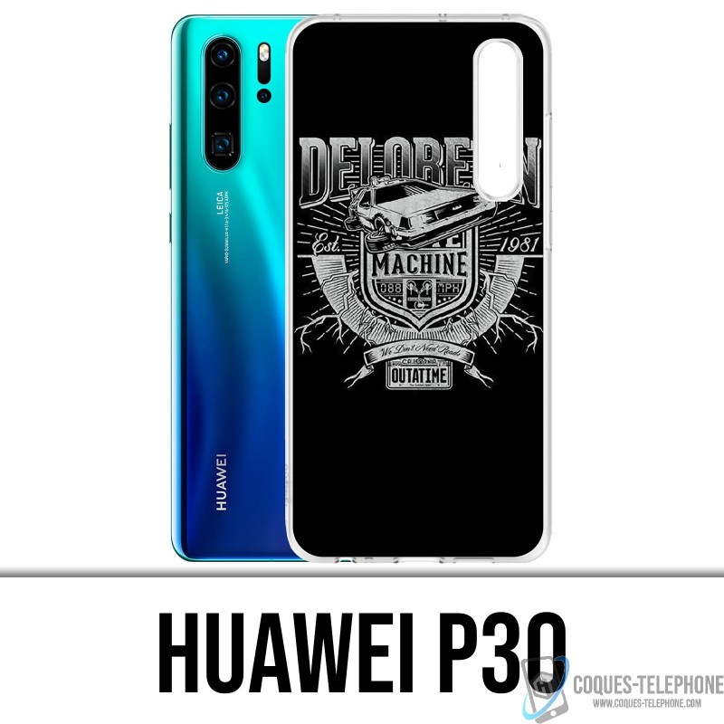 Coque Huawei P30 - Delorean Outatime