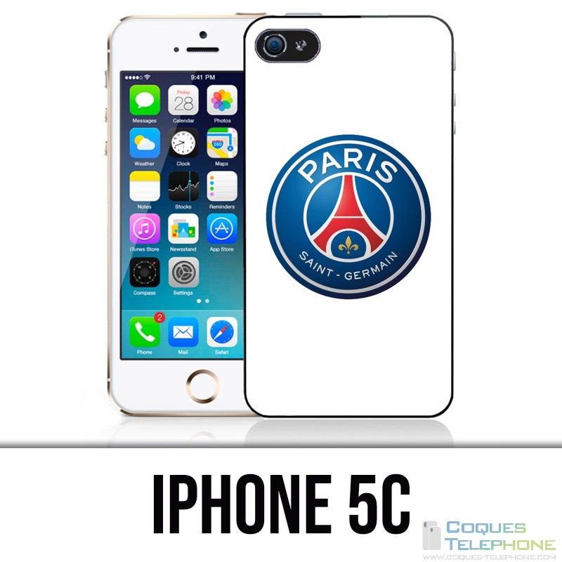 IPhone 5C Fall - Logo Psg White Background