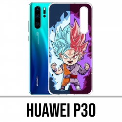 Coque Huawei P30 - Dragon Ball Black Goku Cartoon