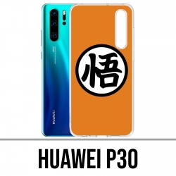 Huawei P30 Custodia - Dragon Ball Goku Logo Goku
