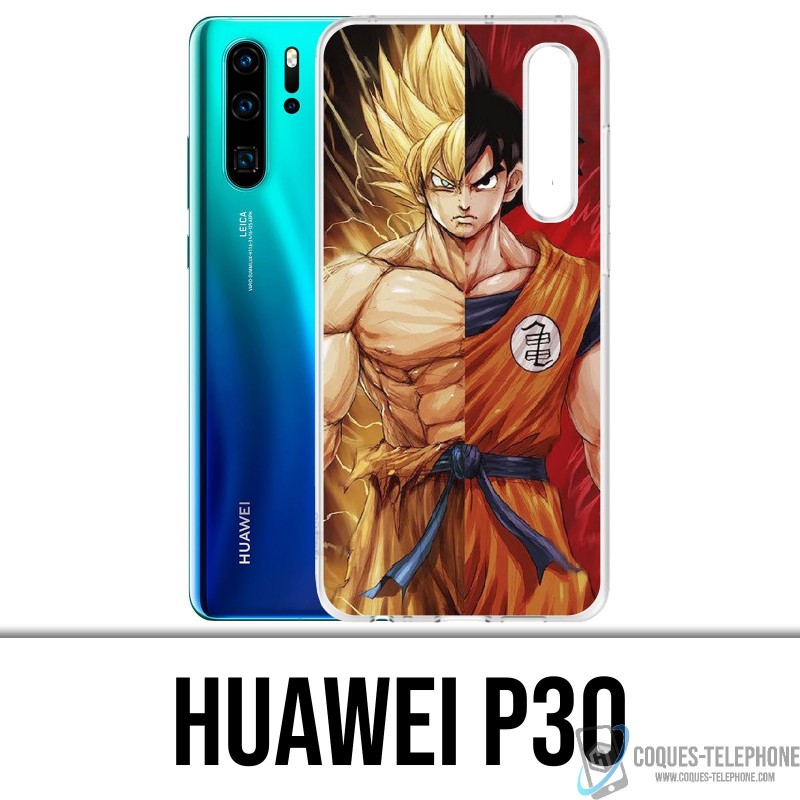 Coque Huawei P30 - Dragon Ball Goku Super Saiyan