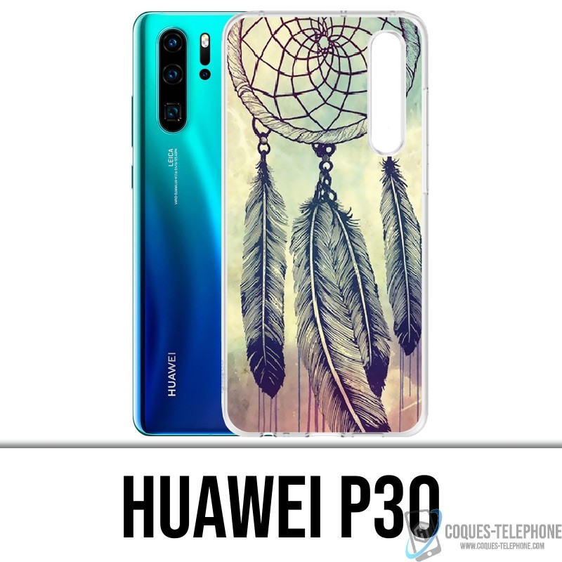 Case Huawei P30 - Traumfänger-Federn