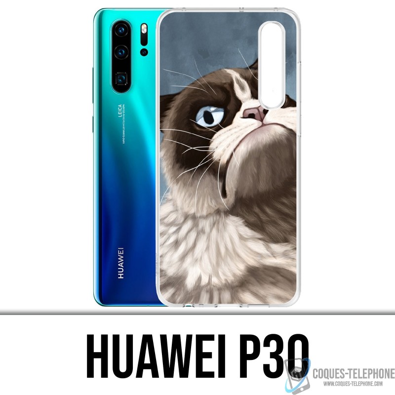 Funda Huawei P30 - Gato Gruñón